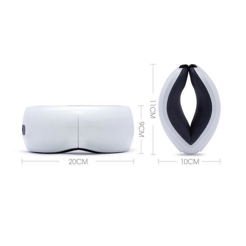 Lumirest heated eye massager foldable design dimensions